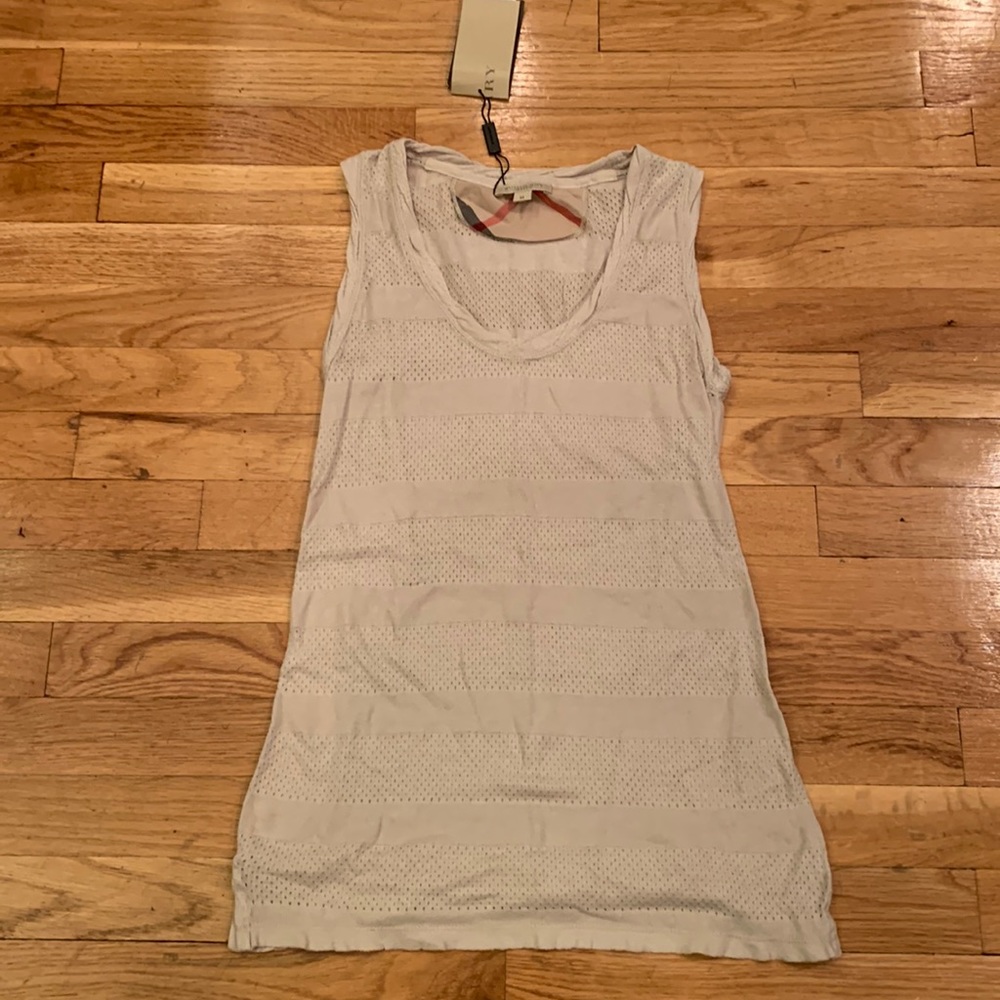 Burberry Pointelle Tank Top